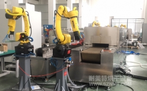 NMT-ZP-108 疫苗玻璃瓶小型預(yù)熱加固化自動裝配線(蘇州?？松?